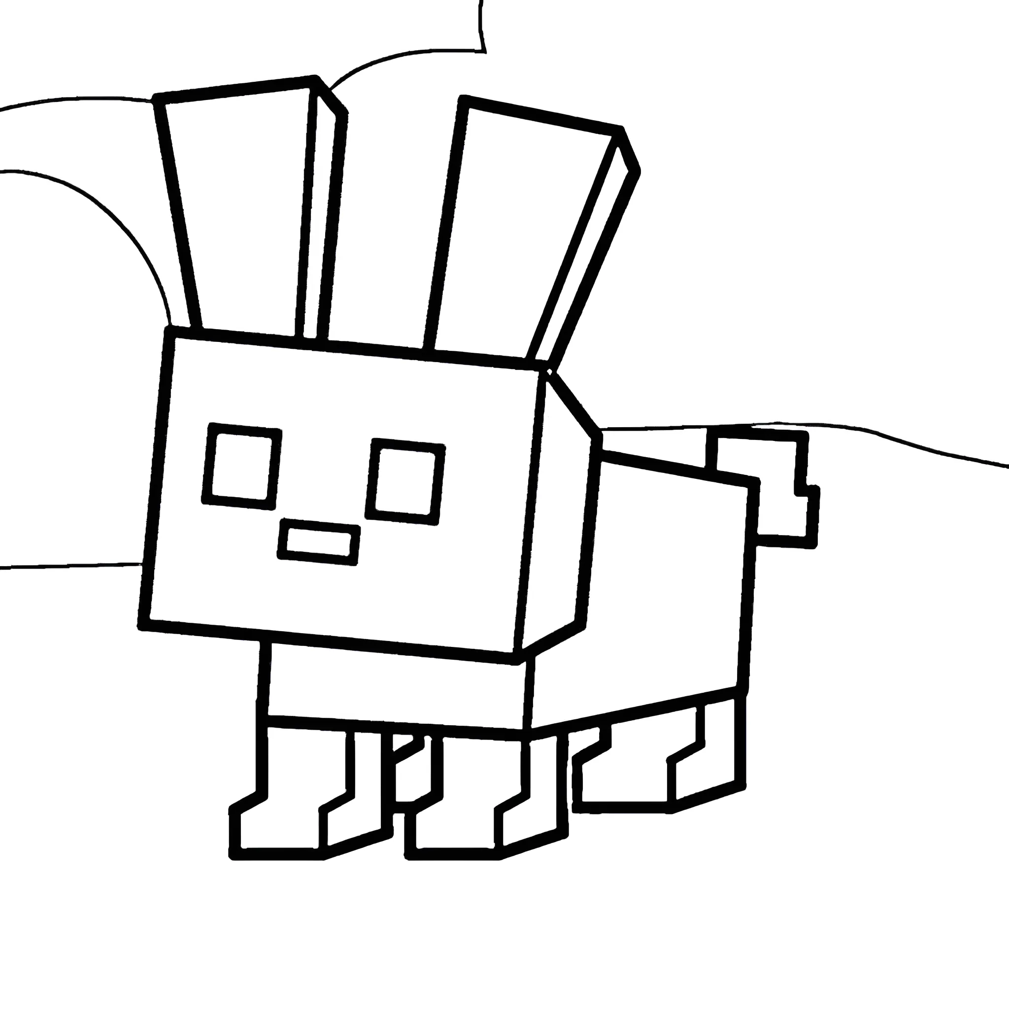 imagen para colorear 99 Noches en el Bosque4 niño