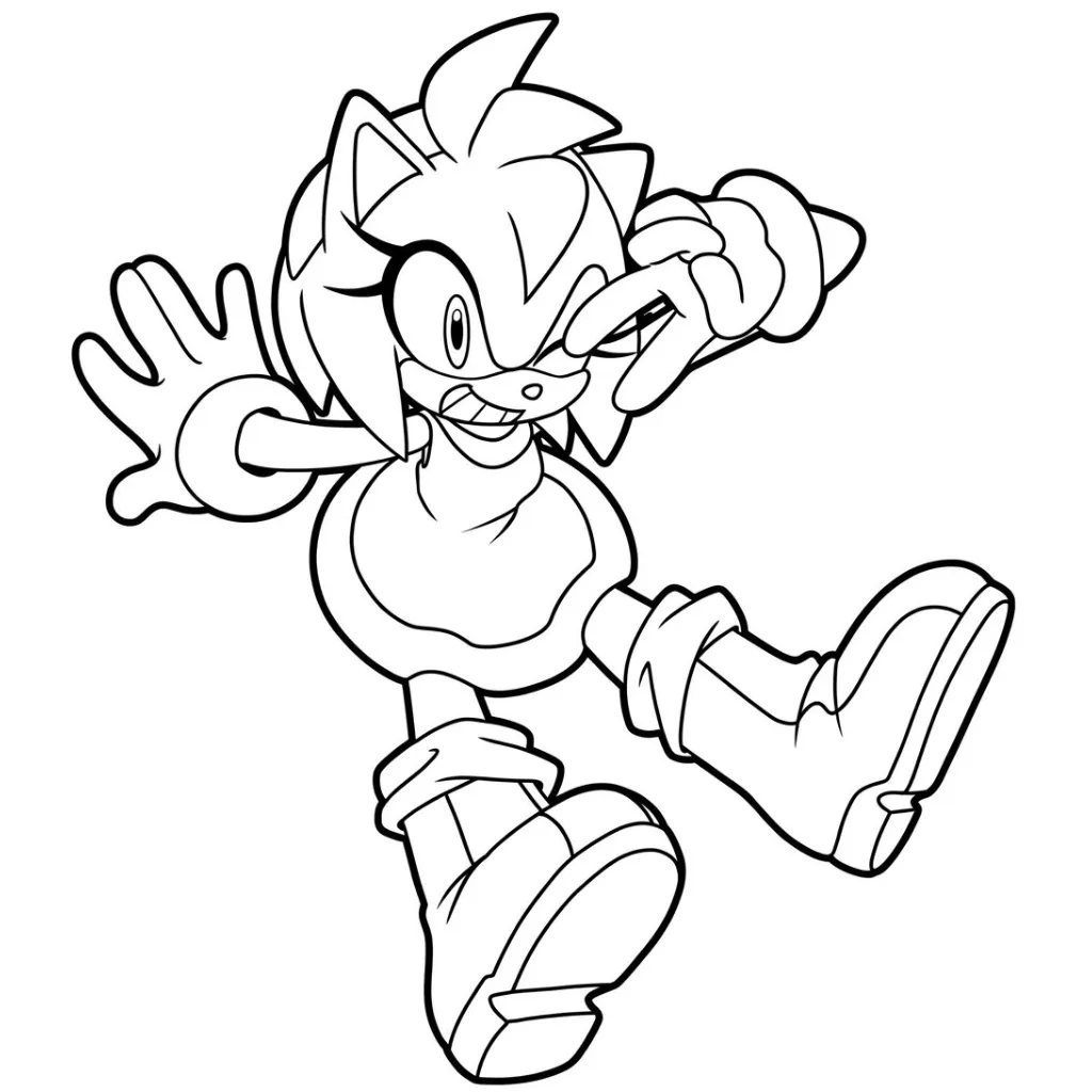Colección de Amy Rose para colorear