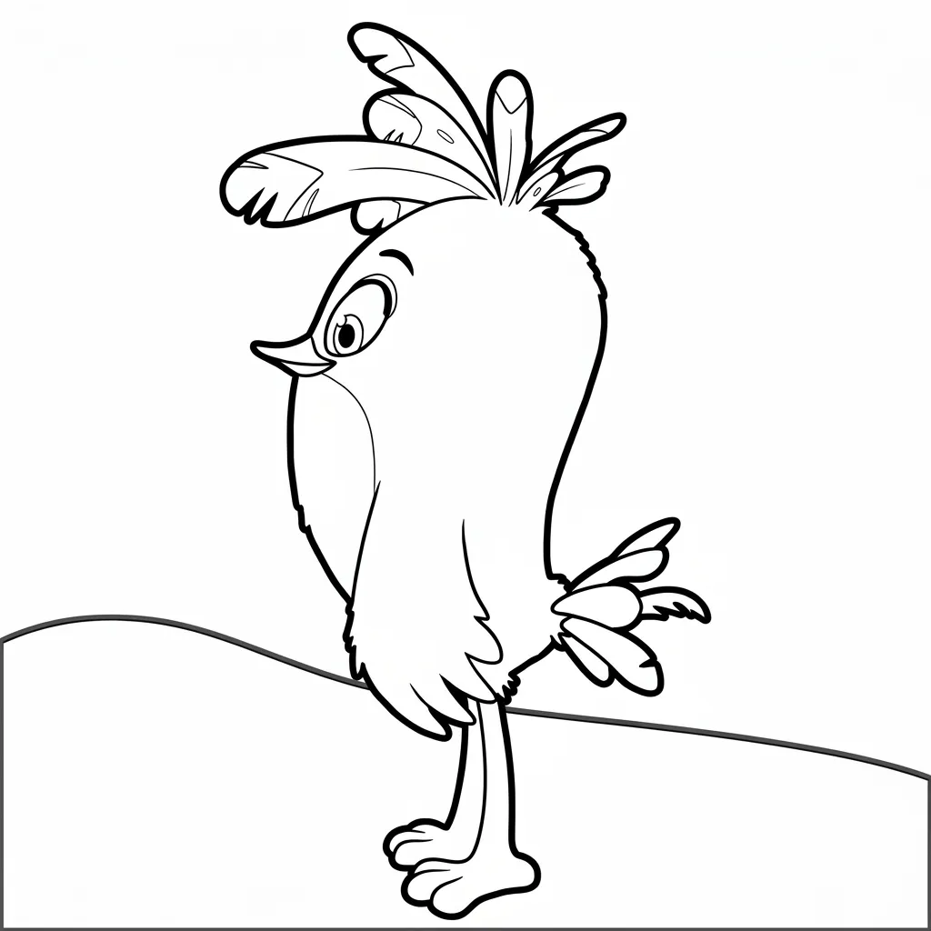 Angry Birds Stella 11 para colorear para imprimir pdf gratis