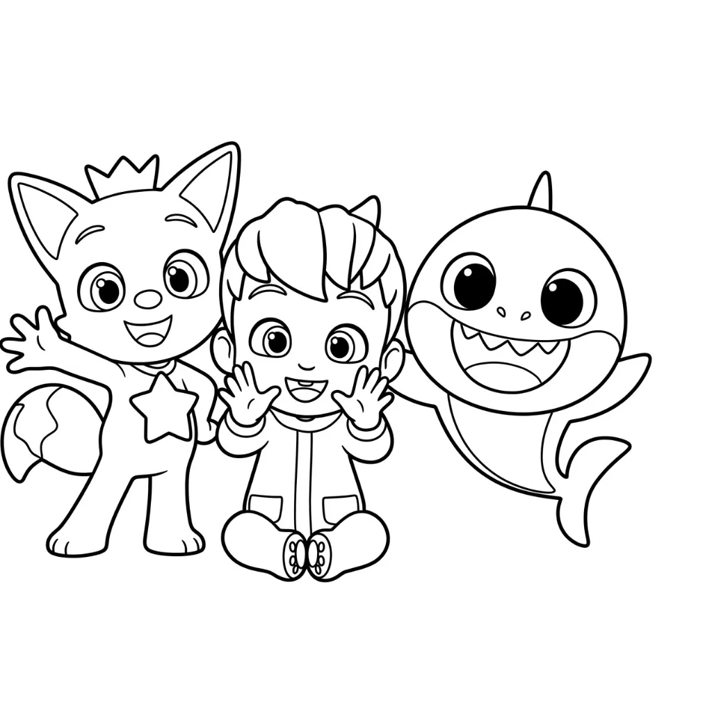 Bebefinn 12 para colorear en línea para niño
