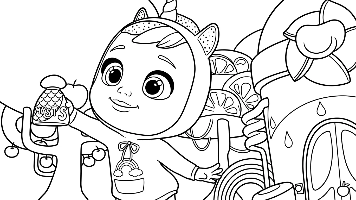 Bebés Llorones 22 para colorear y dibujo para imprimir