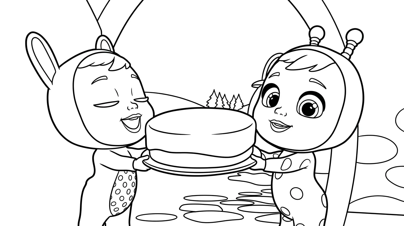 Bebés Llorones 26 para colorear gratis para imprimir