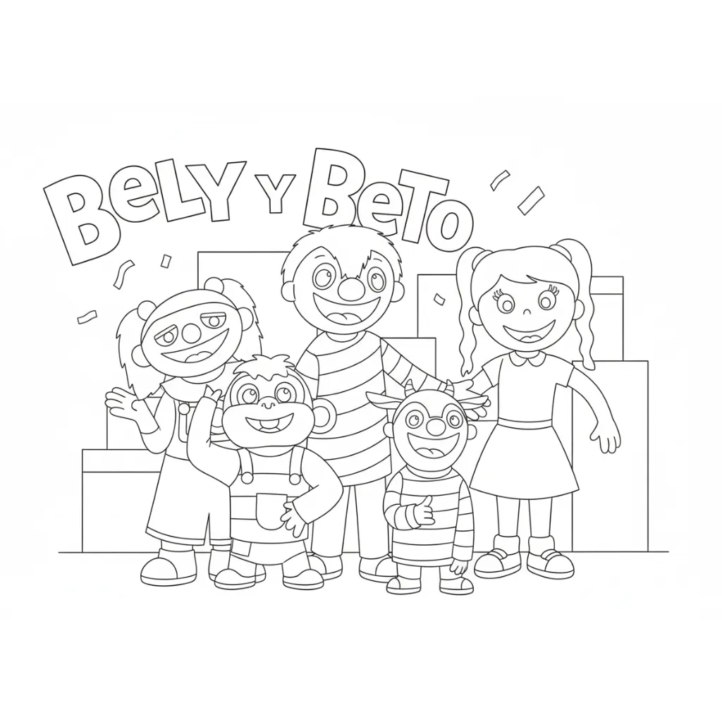 Bely Y Beto 2 para colorear en línea gratis