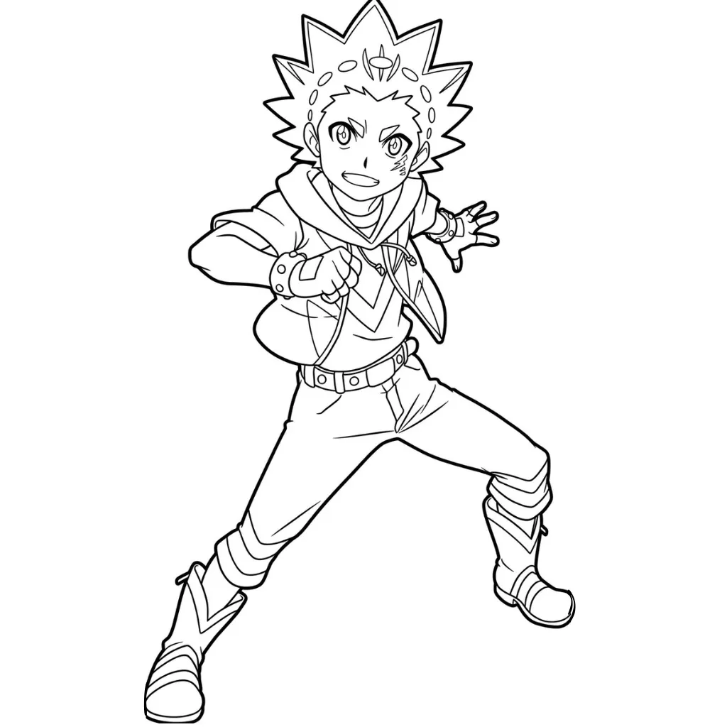 Colección de BeyBlade para colorear