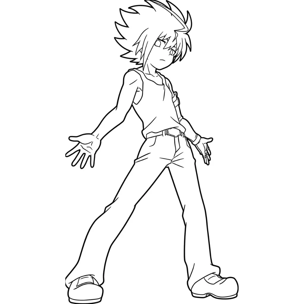 BeyBlade 27 para colorear y aprendizaje