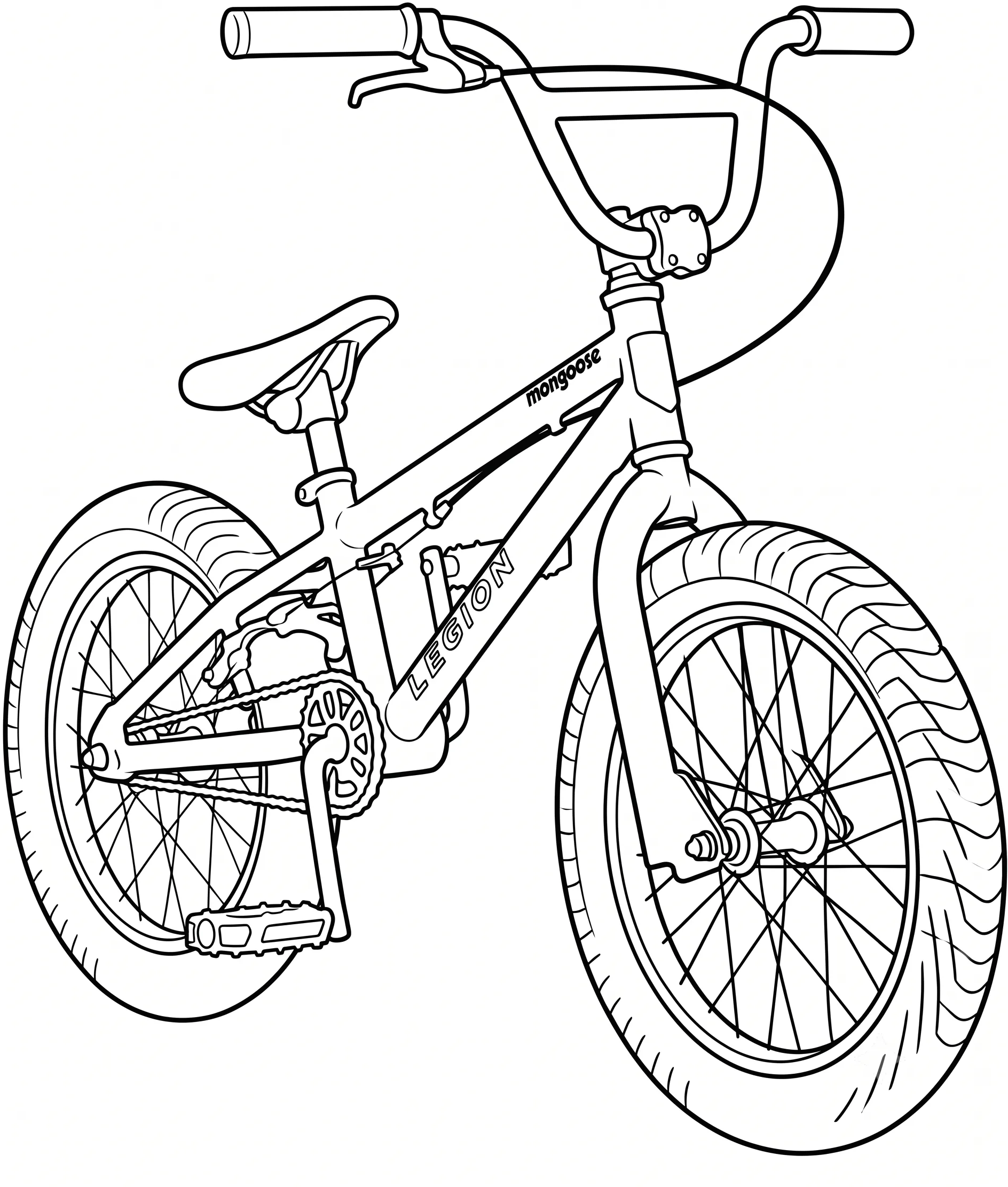 Bicicleta 6 para colorear en línea gratis