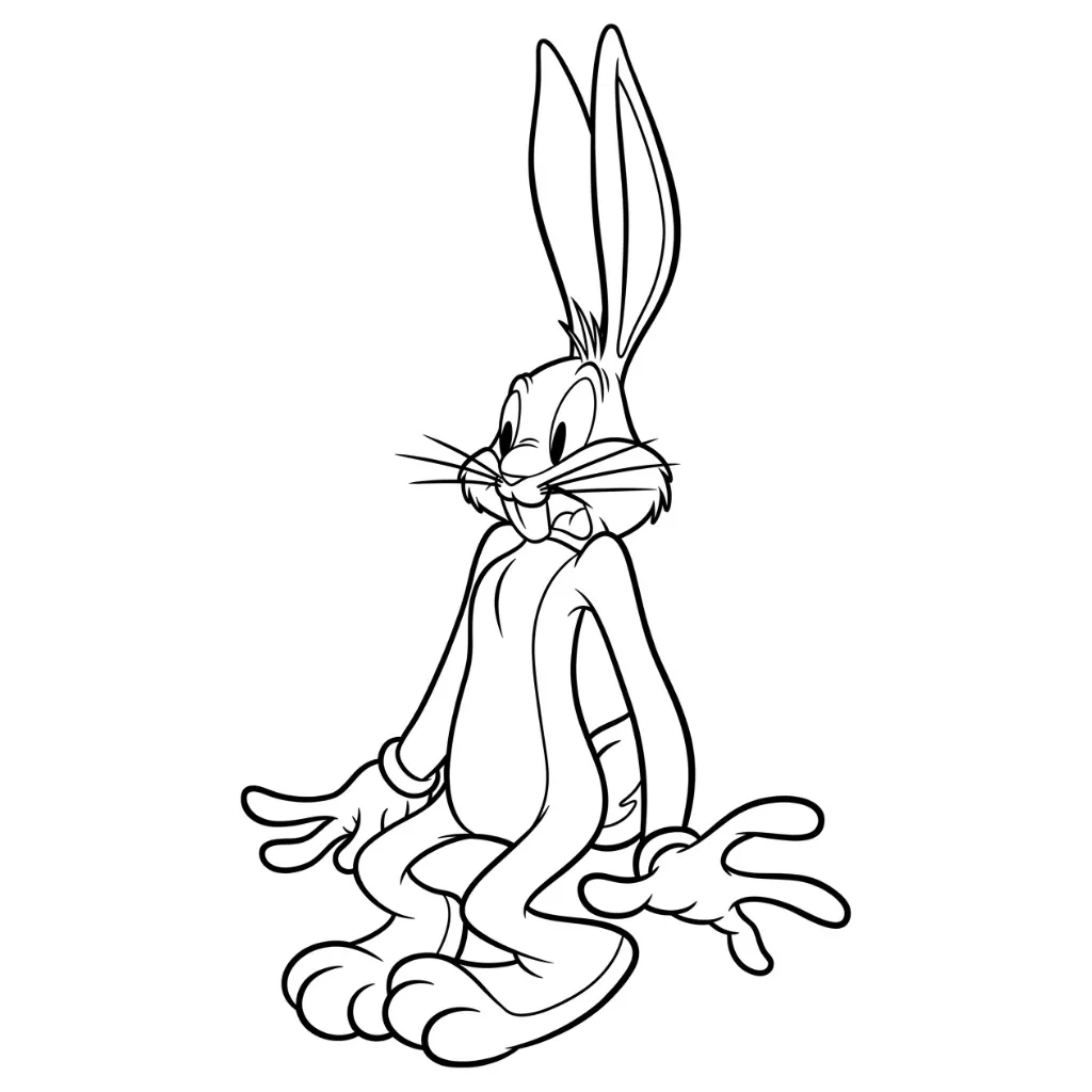 Colección de Bugs Bunny para colorear