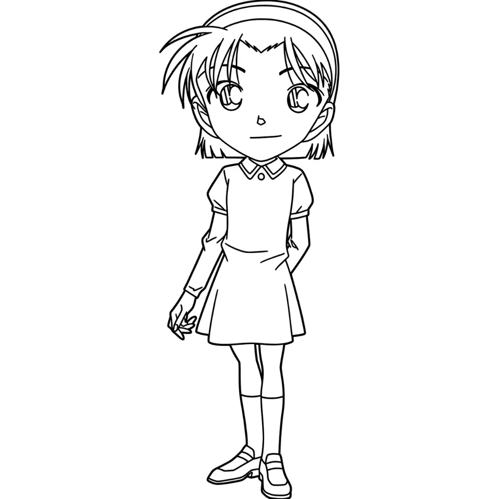 descargar Conan 6 para colorear gratis