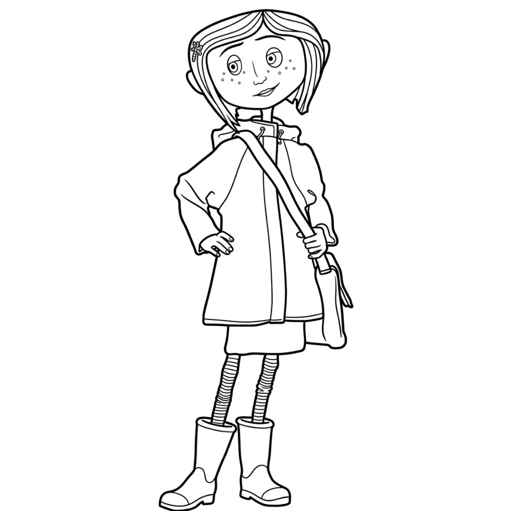 Coraline 19 para colorear y dibujos