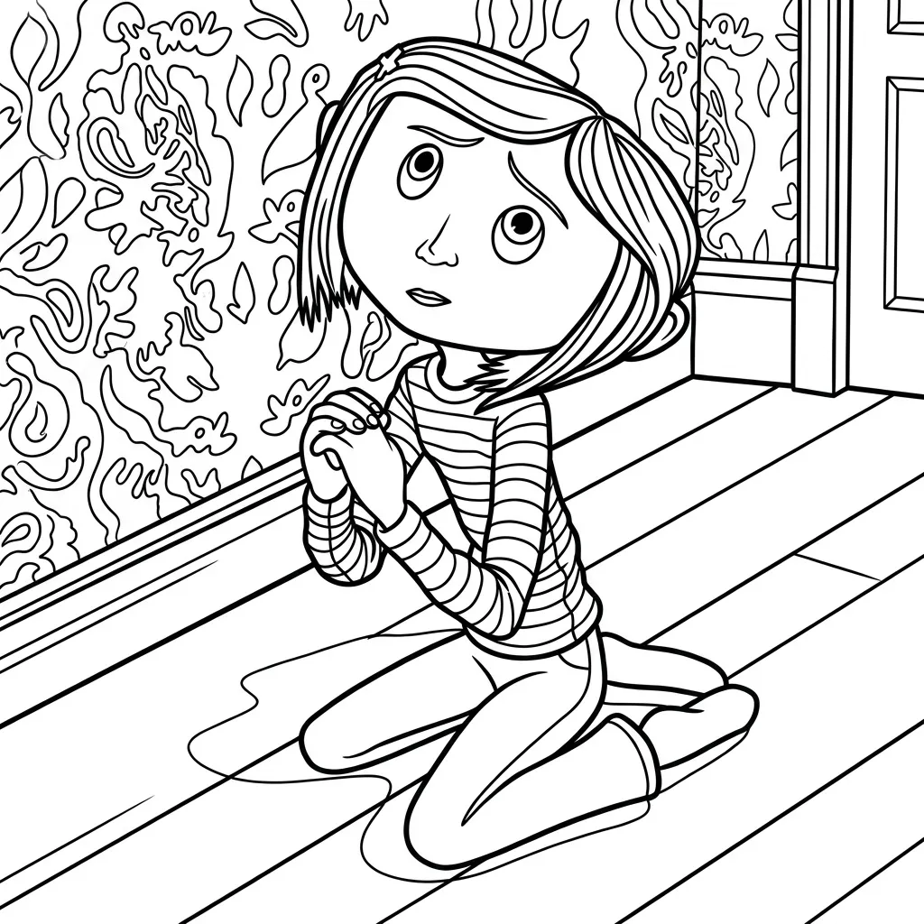Colección de Coraline para colorear