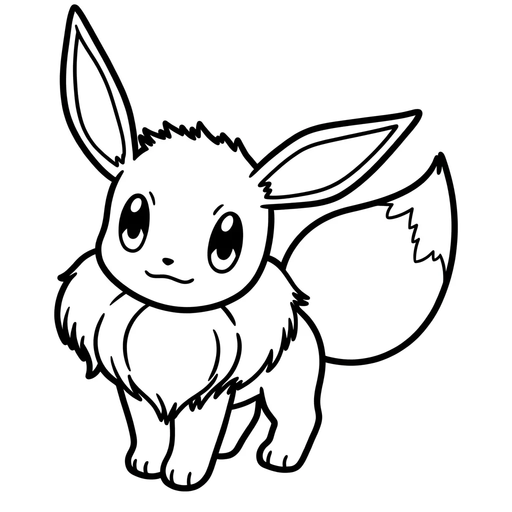 Colección de Eevee para colorear