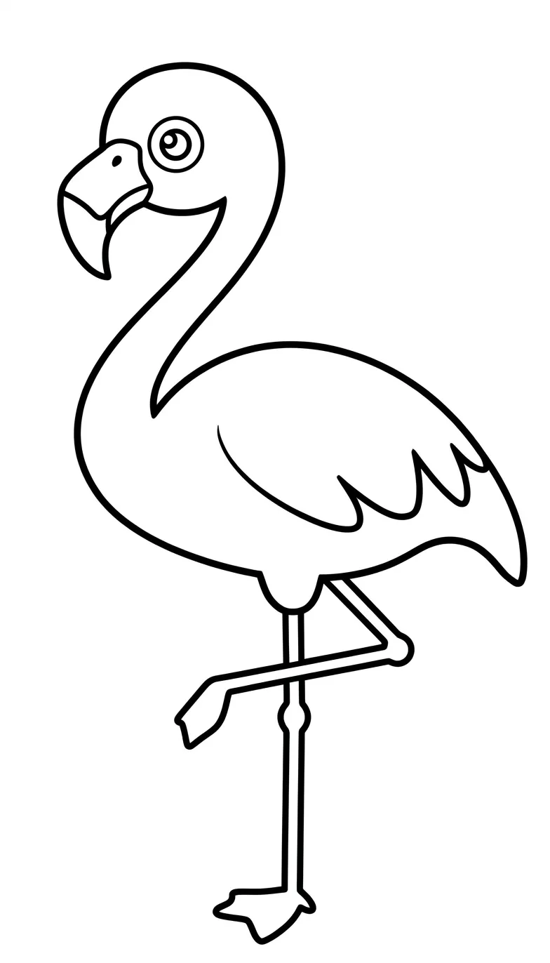 imprimir Flamenco 11 para colorear gratis