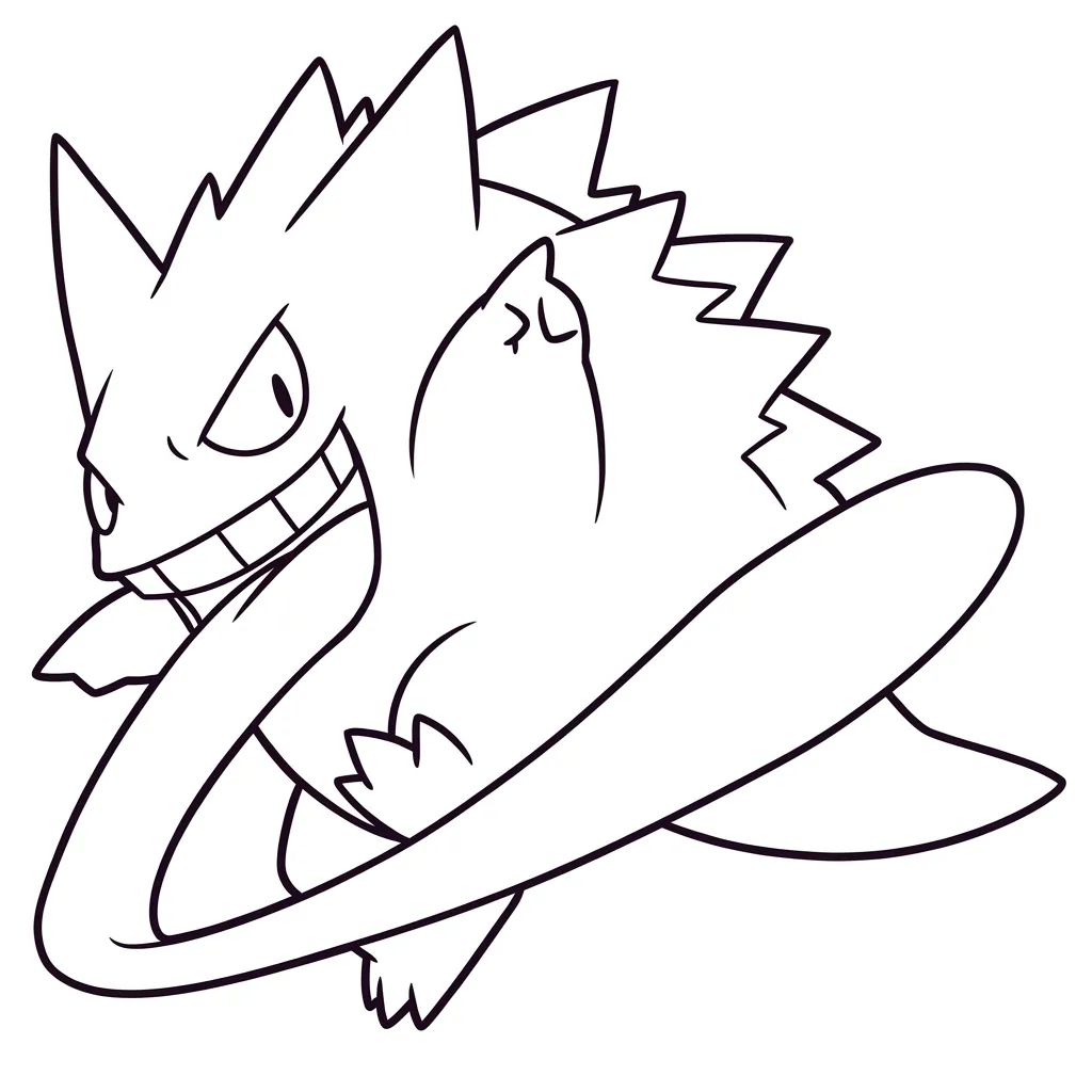 Colección de Gengar para colorear