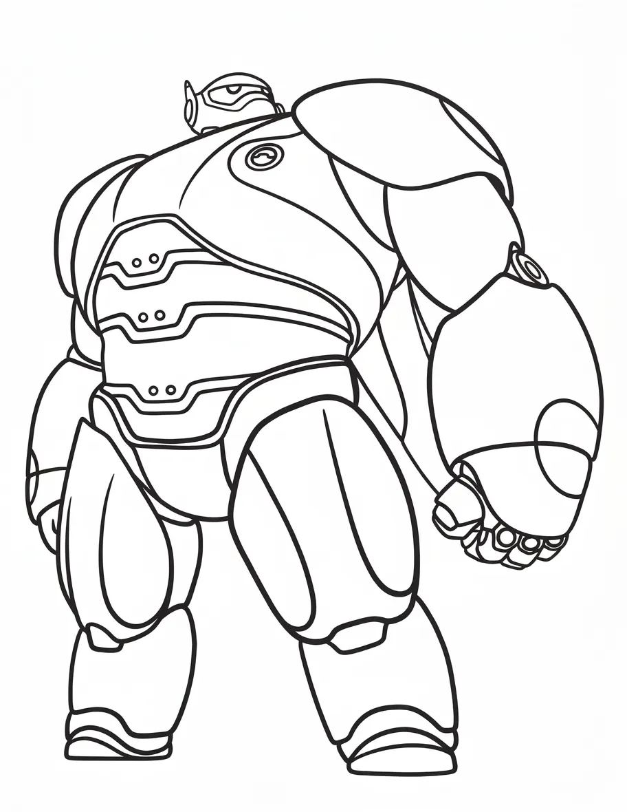 Gran Héroe 6 19 para colorear gratis