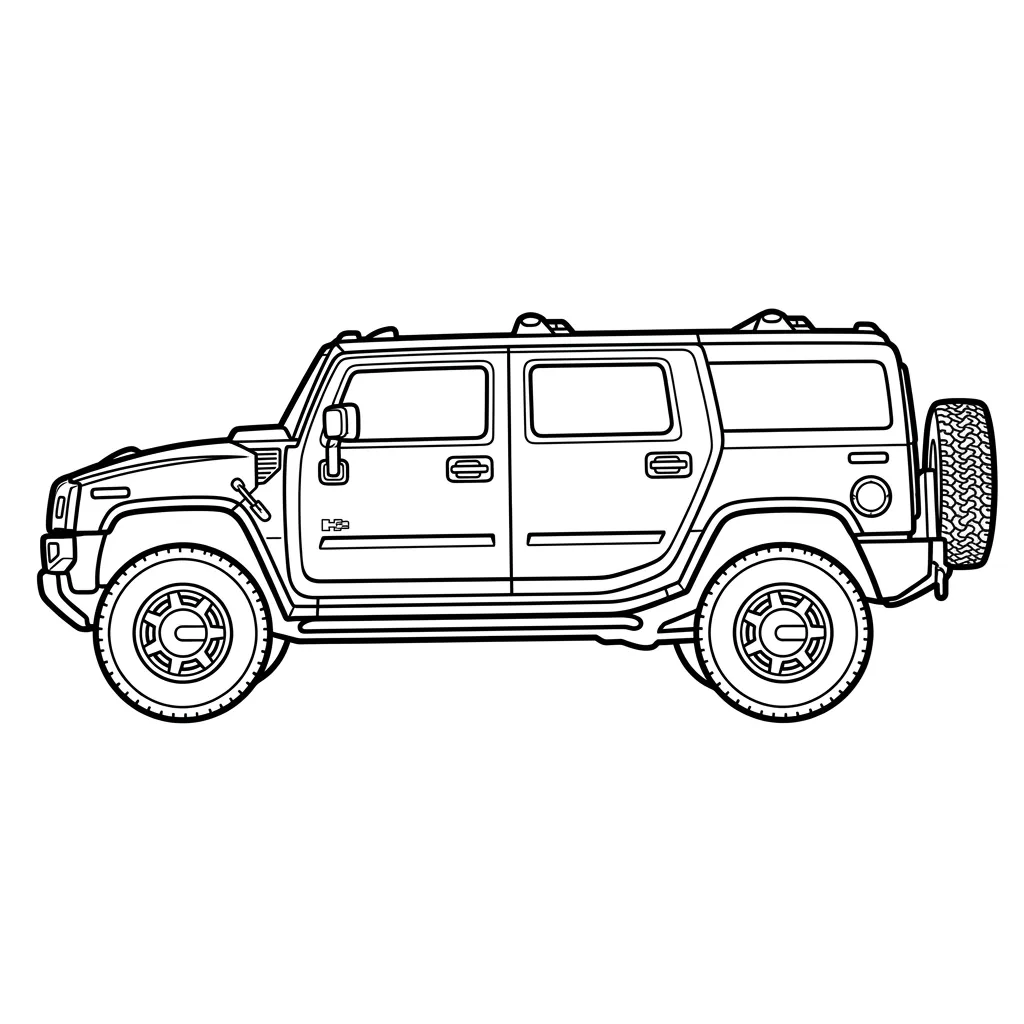 descargar Hummer 9 para colorear gratis