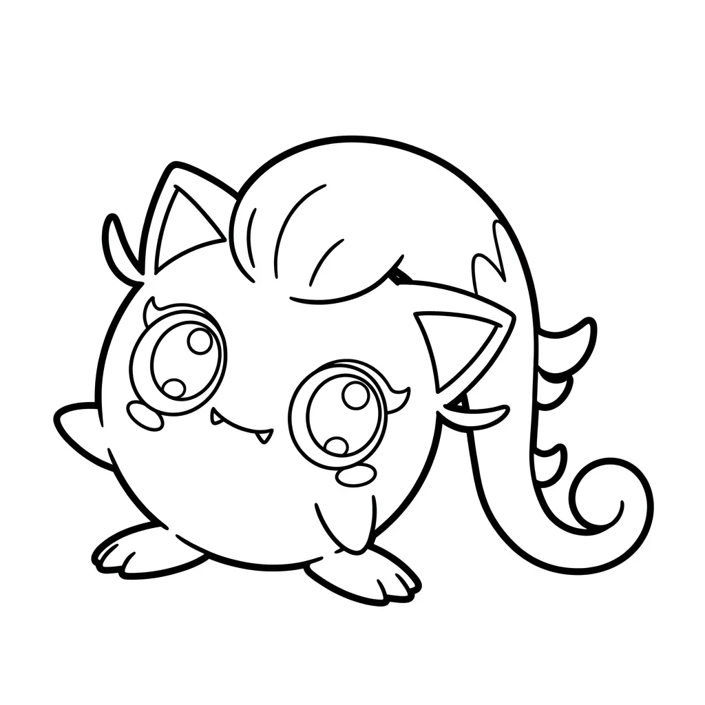 Colección de Jigglypuff para colorear