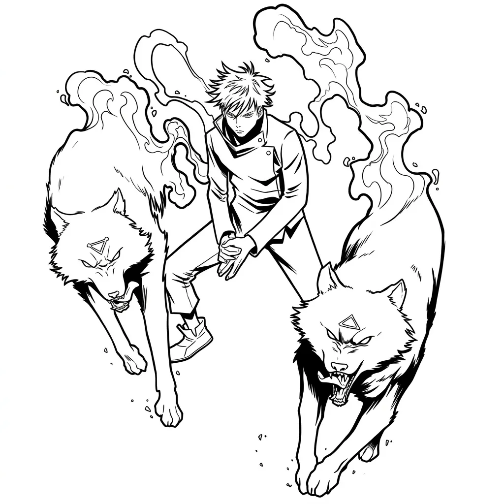 Colección de Jujutsu Kaisen para colorear