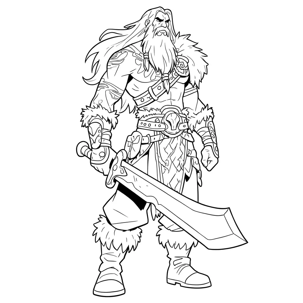 Las Vikingas 2 para colorear para niño de 8 años