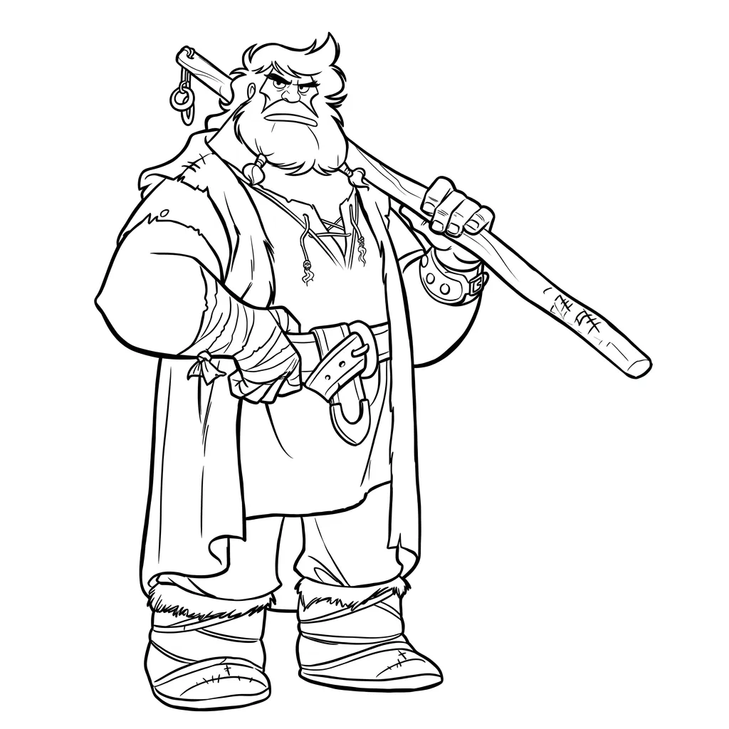 Las Vikingas 7 para colorear para imprimir