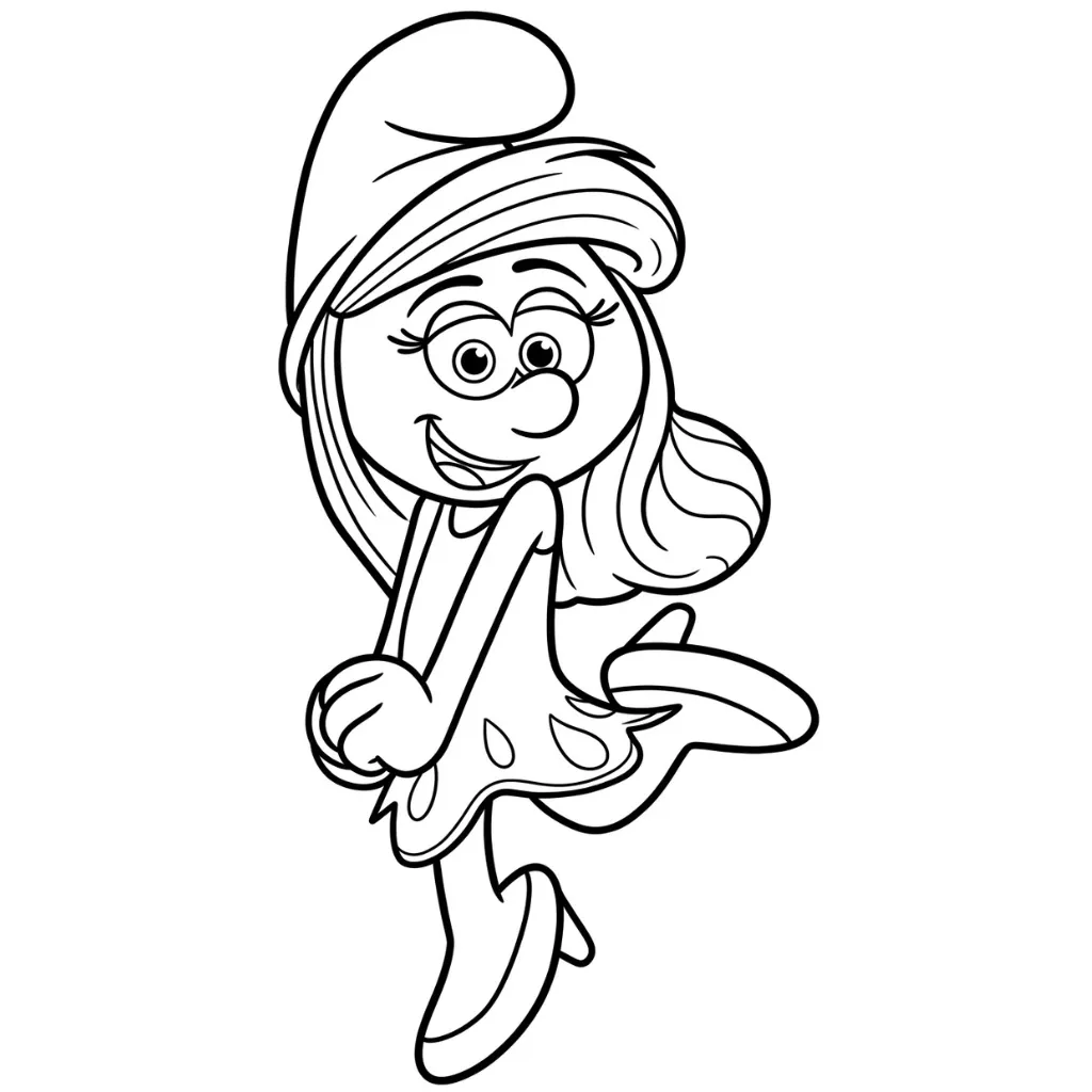 imprimir Los Pitufos 23 para colorear gratis