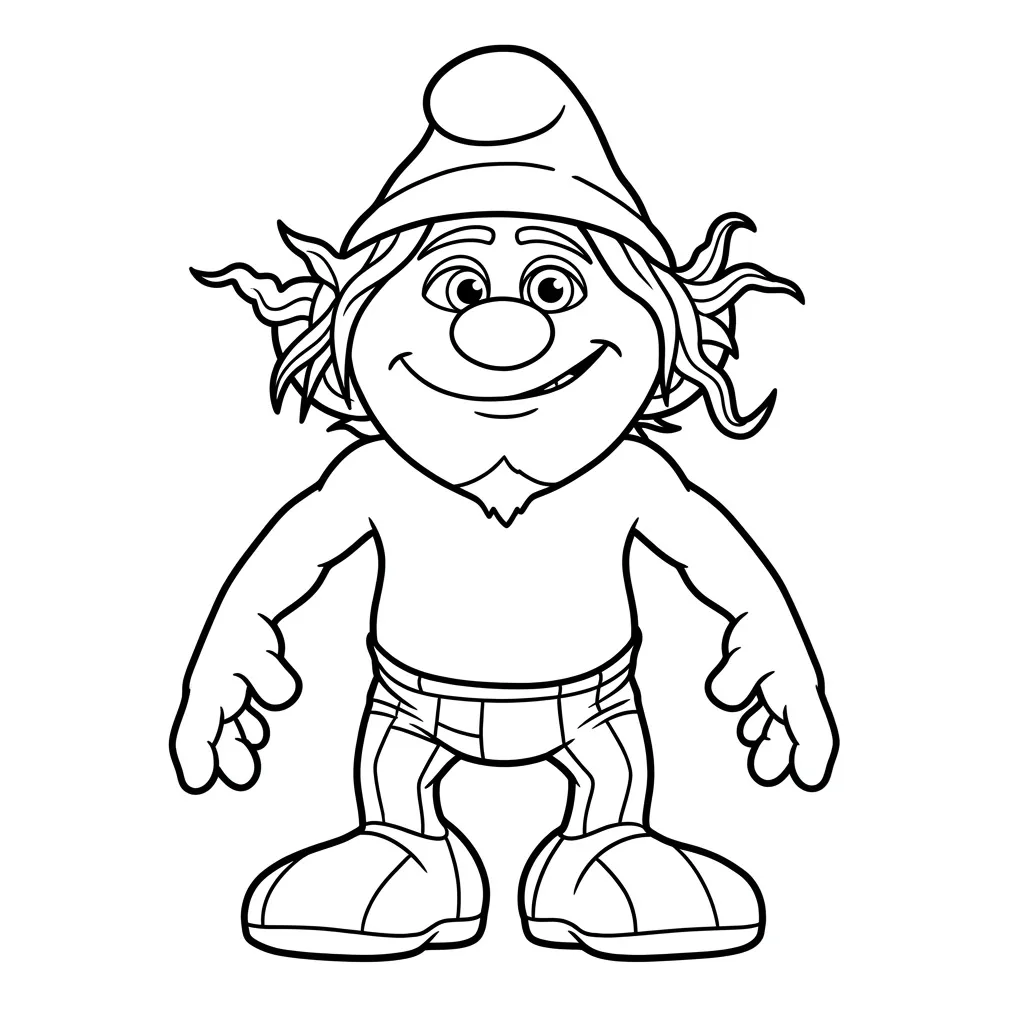 Los Pitufos 28 para colorear gratis para niños