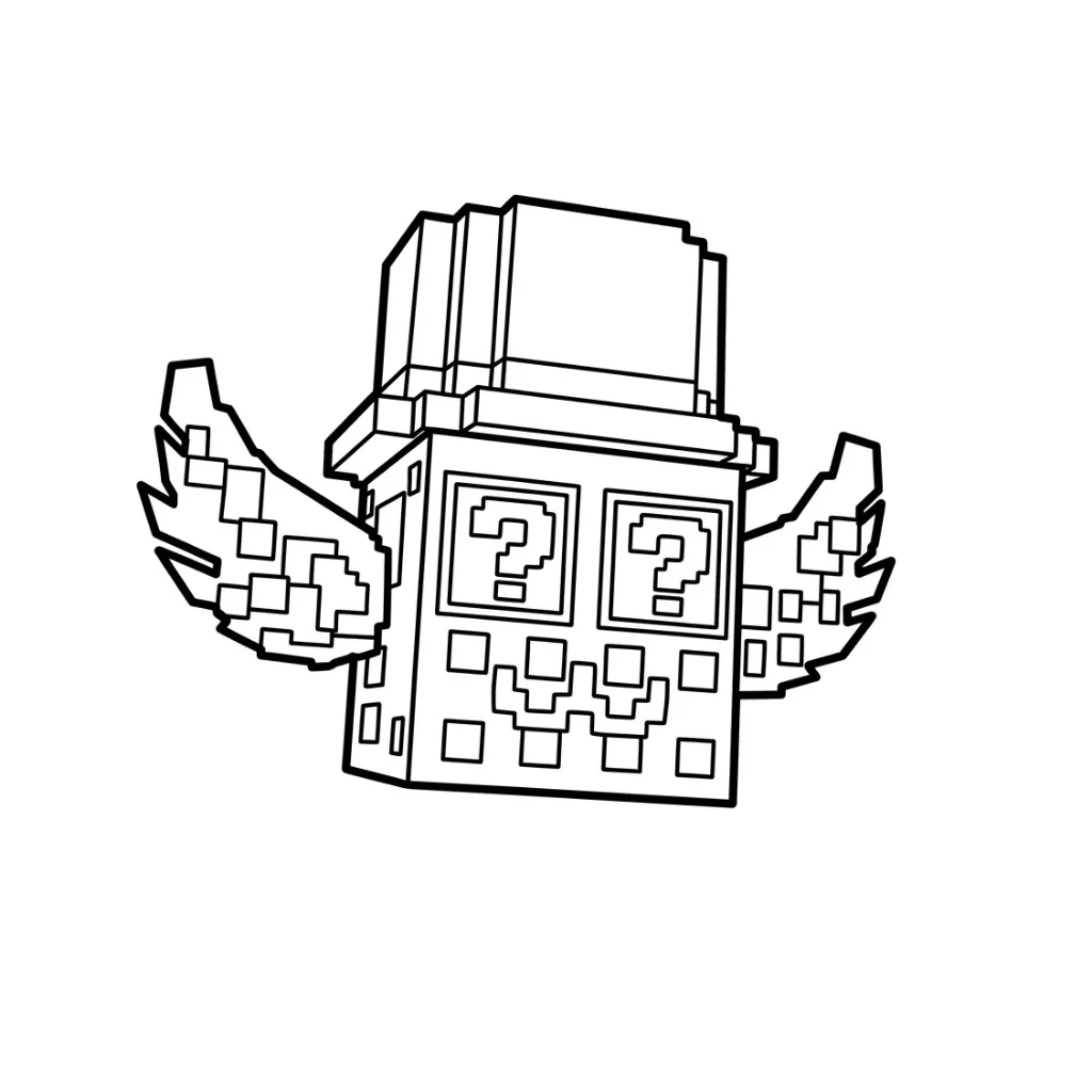 Colección de Lucky Block para colorear