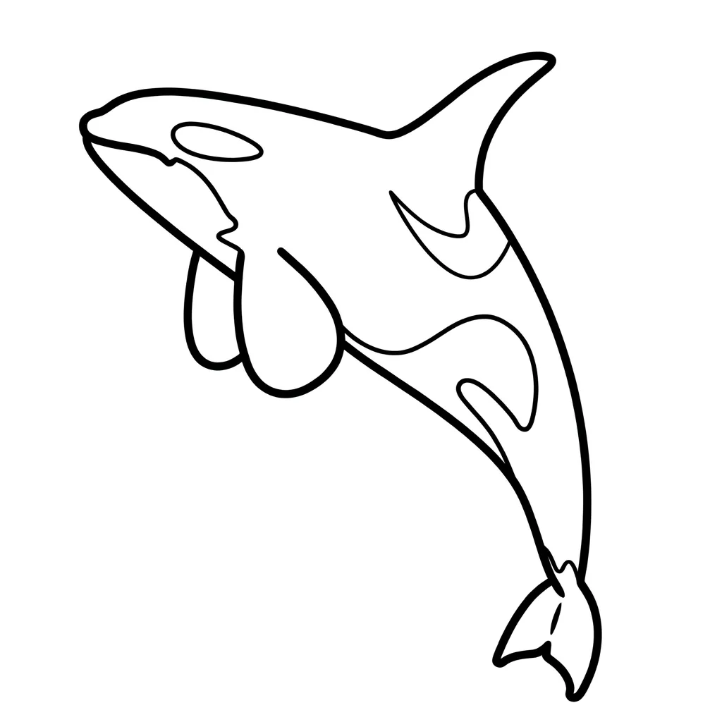 Orca 5 para dibujar e imprimir