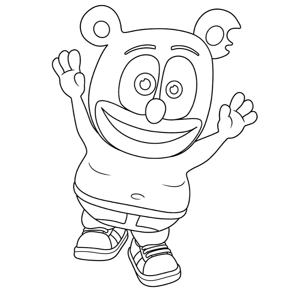 Ositos De Goma 13 para colorear para imprimir gratis