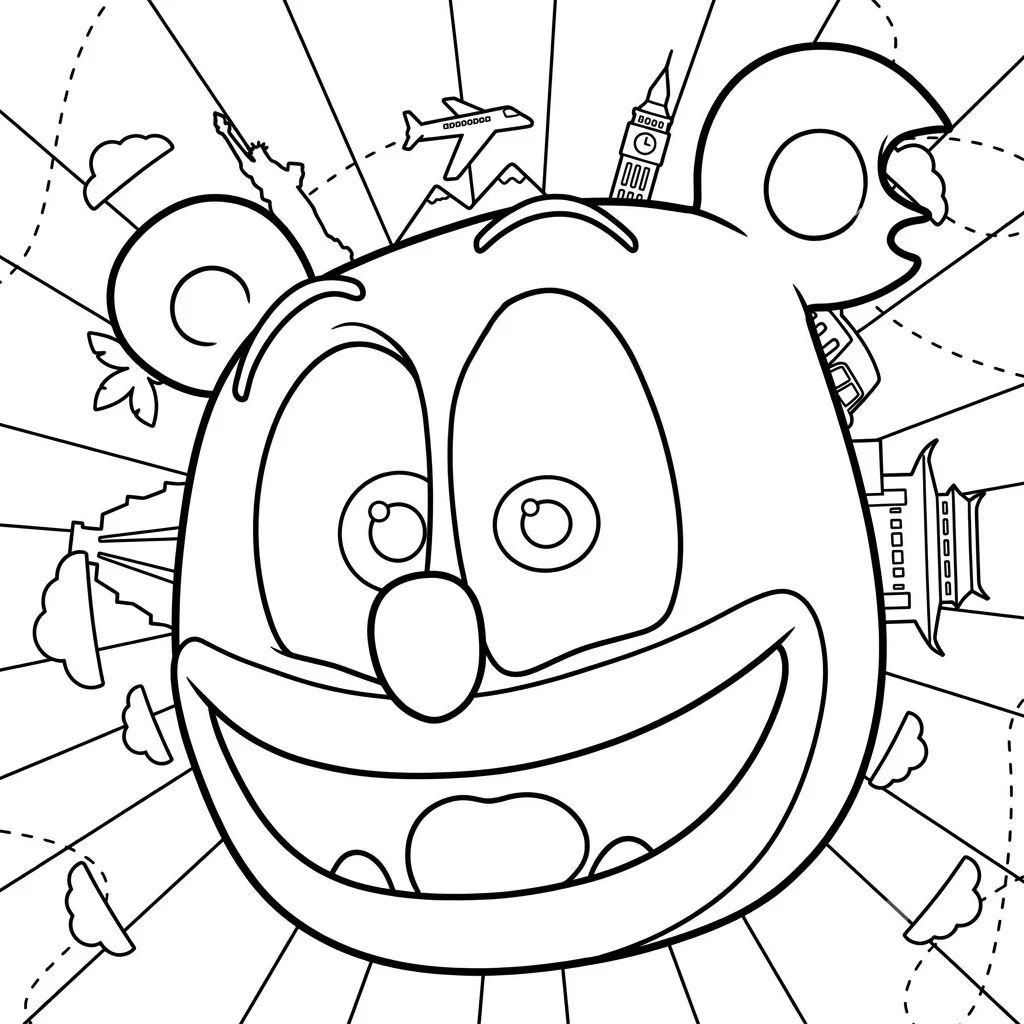 Ositos De Goma 7 para colorear para primaria