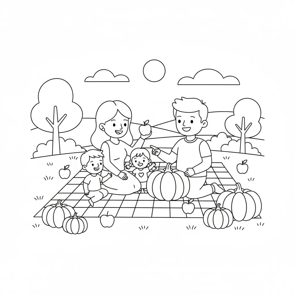 Colección de Otoño para colorear