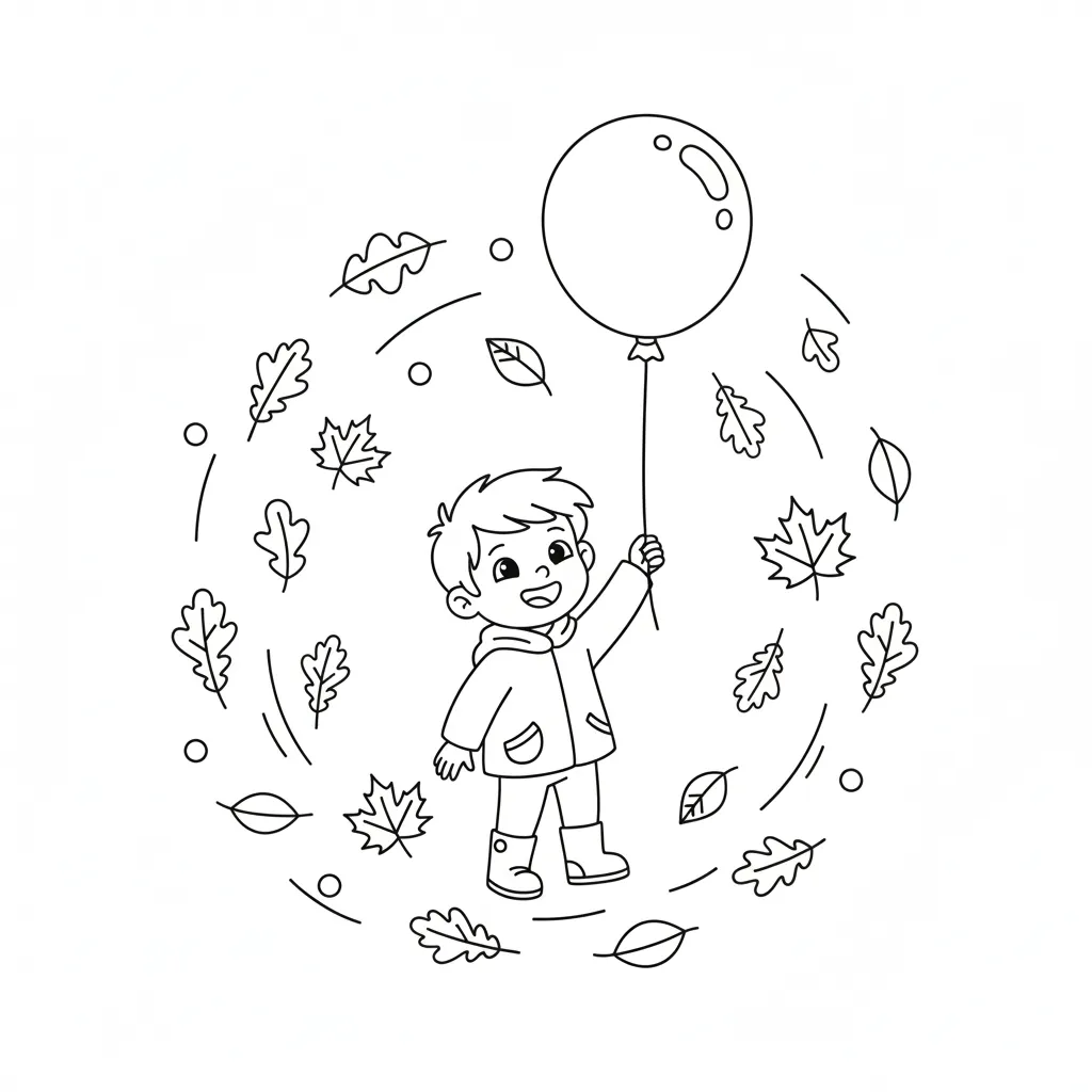Otoño 10 para colorear y dibujos