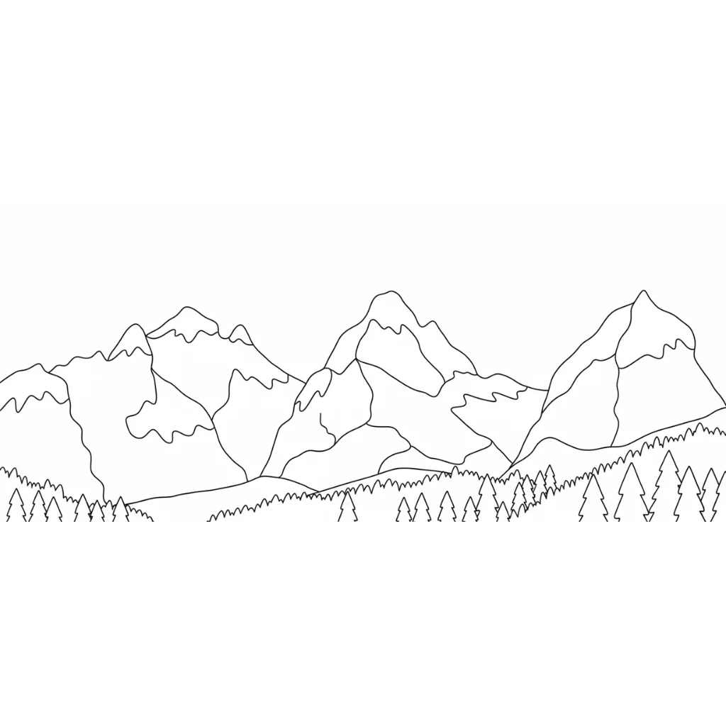 Paisajes4 para colorear para niño de 6 años