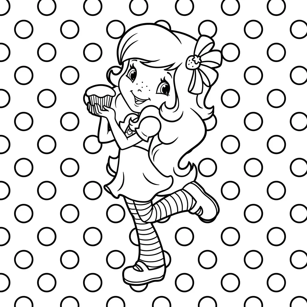 descargar Rosita Fresita 8 para colorear gratis
