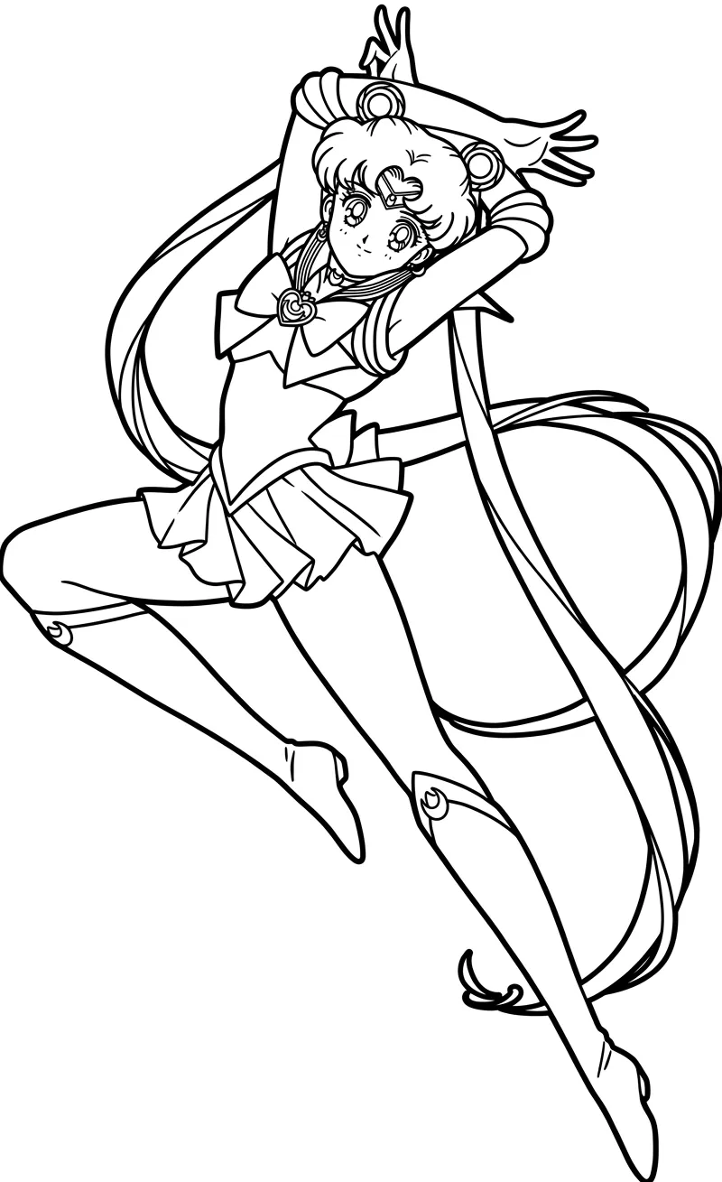 Colección de Sailor Moon para colorear