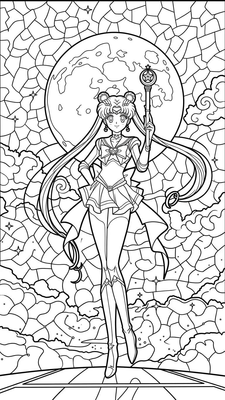 Sailor Moon 9 para colorear y dibujos