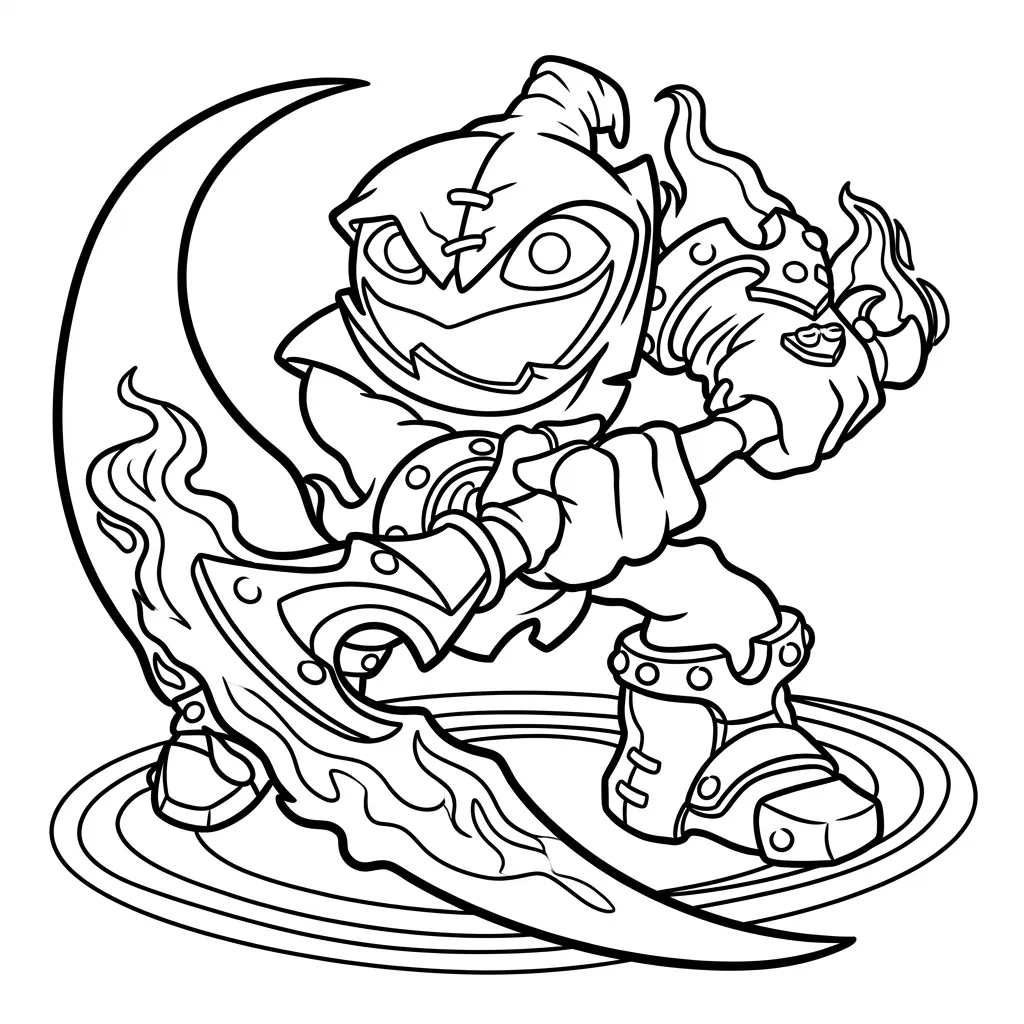 Skylanders 17 para colorear y recortar