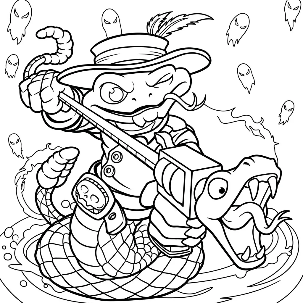 Skylanders 21 para colorear para niños para imprimir