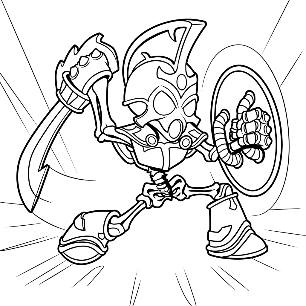 Skylanders 3 para colorear para niños