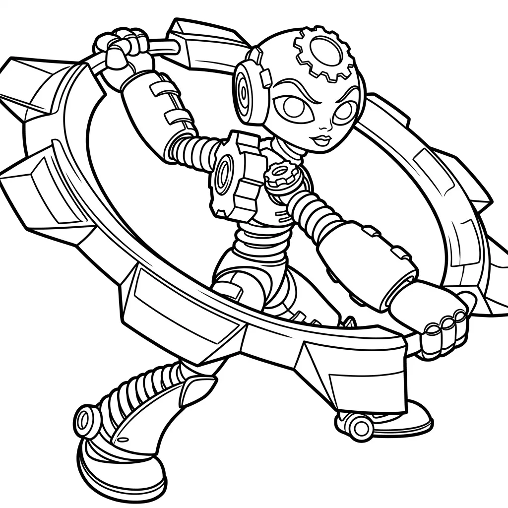 Skylanders 5 para colorear para niño de para imprimir
