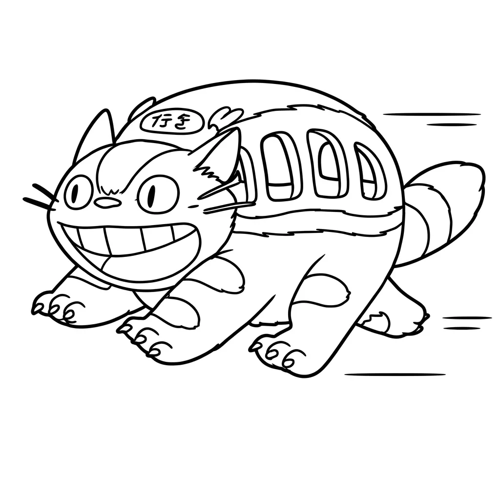 Spirited Away 14 para colorear para imprimir a4
