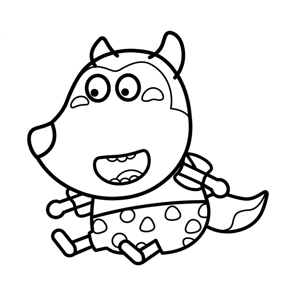 imprimir Wolfoo 21 para colorear