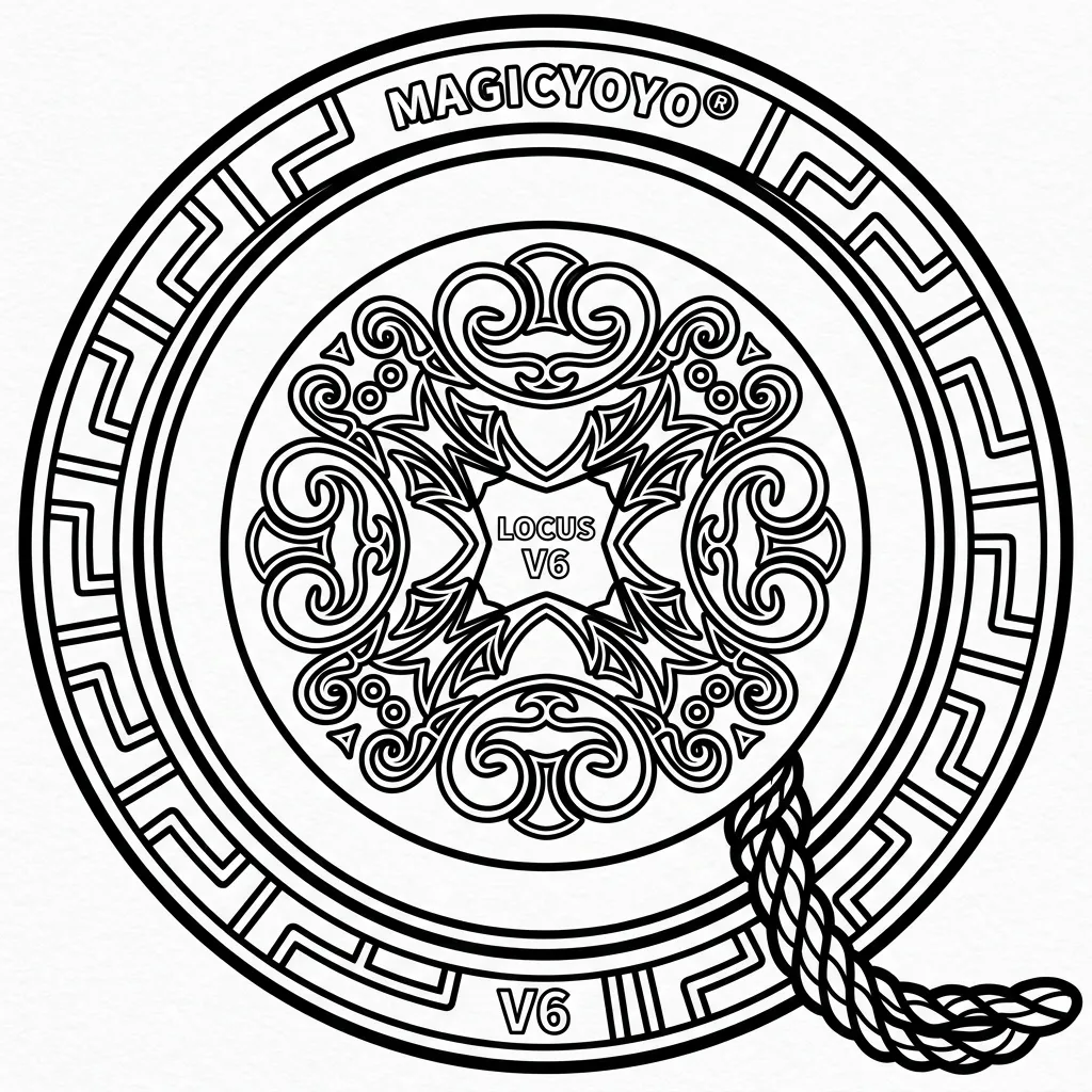 Yoyo 8 para colorear para niño de 7 años