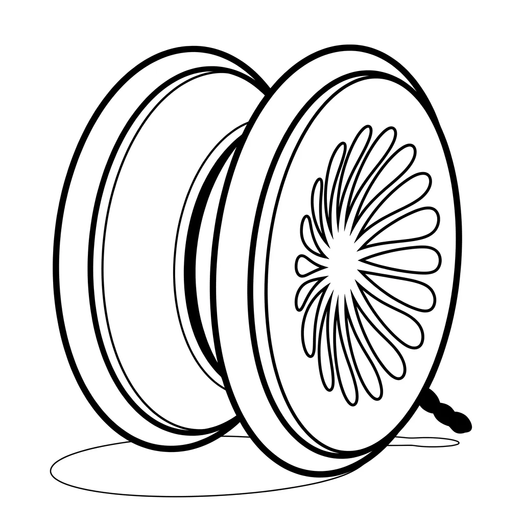 Yoyo 9 para colorear para niño de 10 años