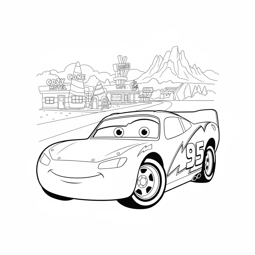 Colección de Cars para colorear